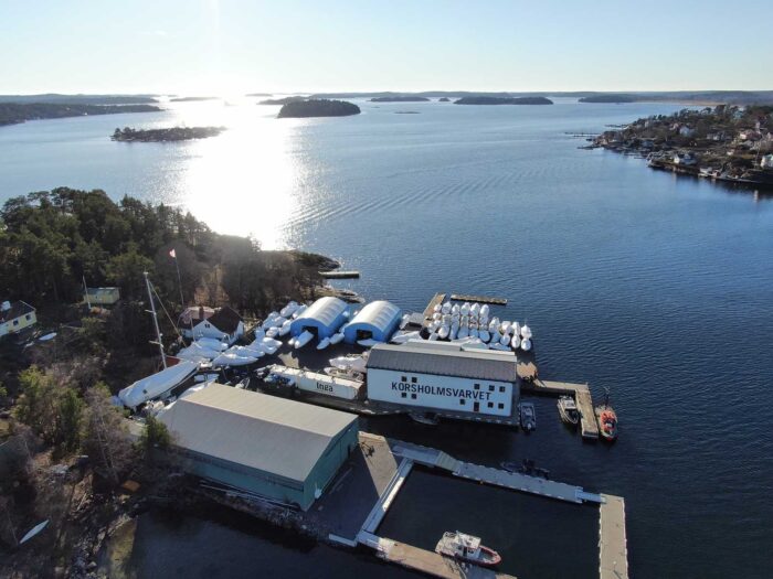 Båtvarvet (marinan) Korsholmsvarvet valde en snabb lösning